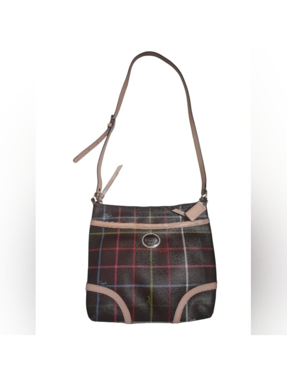 Coach Peyton Tattersall File Crossbody Bag Y2K